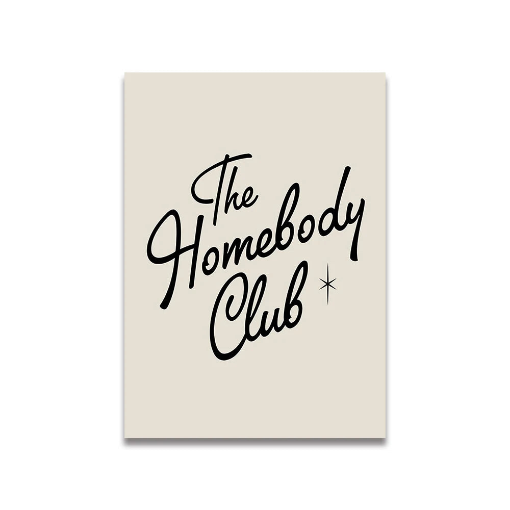 Simplicity Vintage Pink Cartoon Print Canvas Posters Wall Art Poster Home Decor Canvas Print Painting Living Room Bedroom Decor Quick Pick Grocers